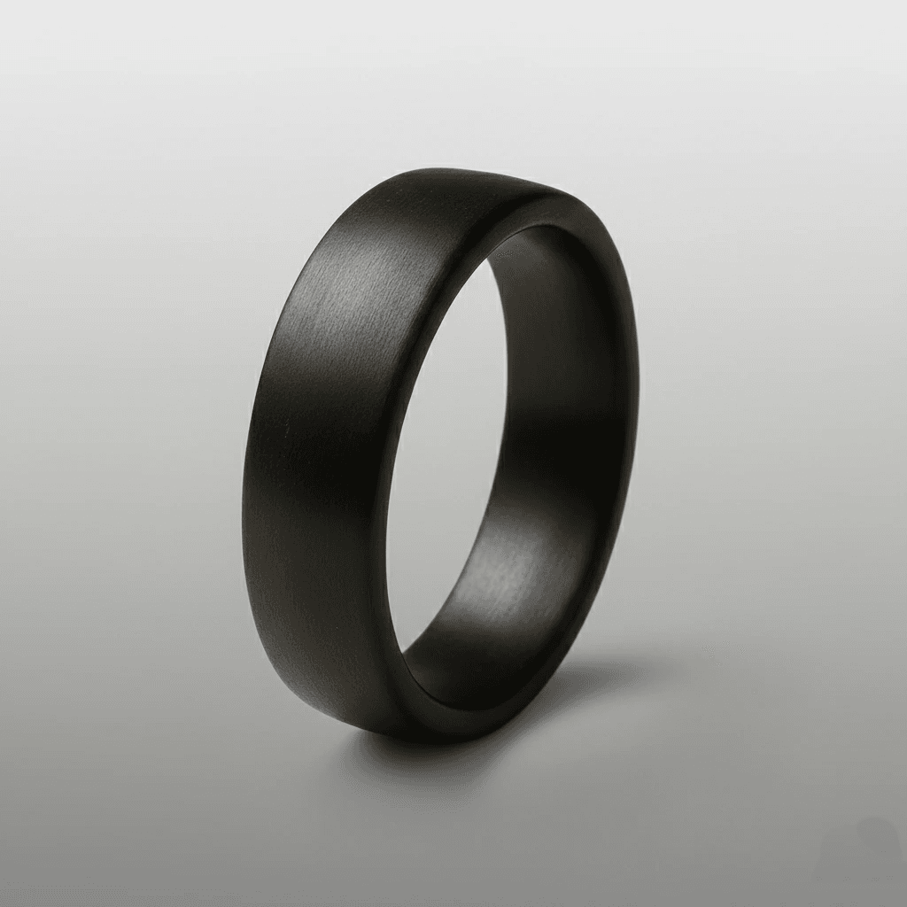 Black round tapje.la NFC Payment Ring